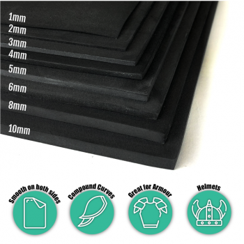 Form-Lite EVA Foam Sheet Black 10mm